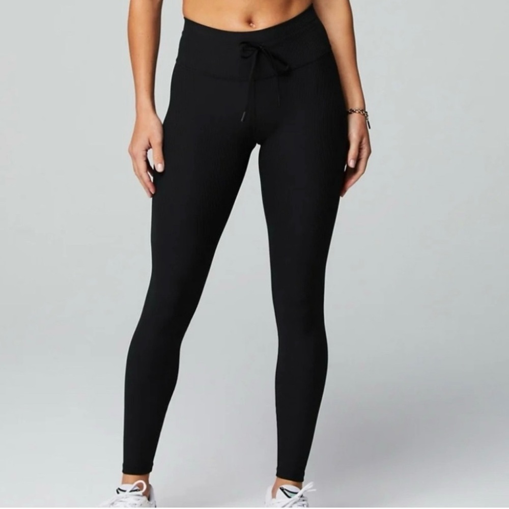 Black Fabletics Ribbed Women's Leggings